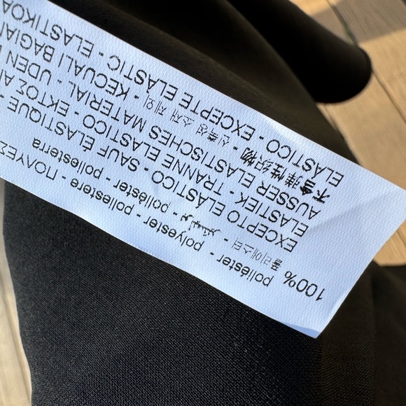 ❤️ Stunning Black Zara Shirt Dress size meduim long sleeve with belt - Picture 7 of 7